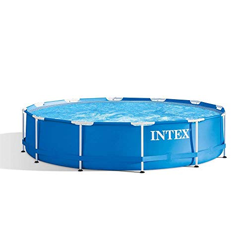 Intex 28210EH 12 Foot x 30 Inch Above Ground Swimming Pool That Fits up to 6 People with Easy Set-Up (Pump Not Included)