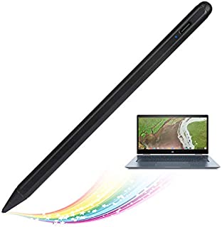 2020 Chromebook X360 Laptop Stylus Pen, Active Stylus for HP Chromebook X360 Laptop Pencil with Ultra Fine Tip,Touch-Control and Rechargeable,Good for Drawing and Writing,Black