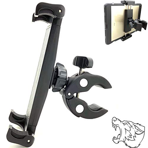 Lycan Series Marine Boat Tablet & Smartphone Pole Handle bar Boat Helm Rail Holder Mount for i Pad Pro 12.9 10.5 9.7 Air Mini Phone 12 11 XR XS X GalaxyTab S10 S20 Note Surface Pro 12