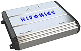 Hifonics ZXX-1800.1D Zeus Mono Channel Car Audio Amplifier (Silver)  Class D Amp, 1800-Watt, Aluminum Heat Sink, Variable Electronic Crossover, Illuminated Logo, Bass Remote Included, 1 Ohm Stable