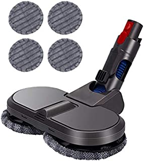 Electric Mop Head Compatible with Dyson V11 V10 V8 V7 Cordless Stick Vacuum Cleaner, Hardwood Floor Attachment wet and dry dual-use