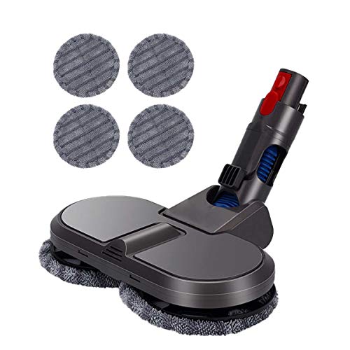 Electric Mop Head Compatible with Dyson V11 V10 V8 V7 Cordless Stick Vacuum Cleaner, Hardwood Floor Attachment wet and dry dual-use