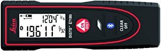 Leica DISTO E7100i 200ft Laser Distance Measure with Bluetooth, Black/Red