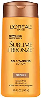 Self Tanner, L'Oreal Paris Sublime Bronze Self-Tanning Lotion Medium 5 fl. oz.