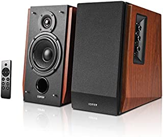 Edifier R1700BTs Active Bluetooth Bookshelf Speakers - 2.0 Wireless Near Field Studio Monitor Speaker - 66w RMS with Subwoofer Line Out