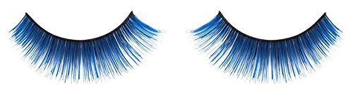 Zinkcolor Cobalt Blue False Synthetic Eyelashes E022 Dance Halloween Costume