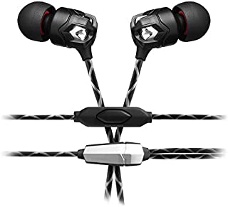 V-MODA Zn In-Ear Modern Audiophile Headphones with 1 Button Remote and Microphone