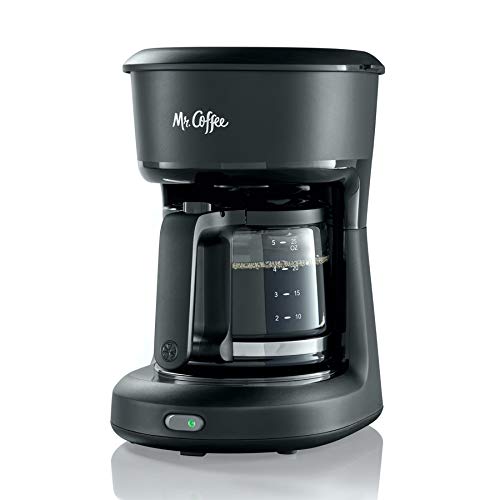 Mr. Coffee 2129512 ® 5-Cup Mini Brew Switch Coffee Maker, Black