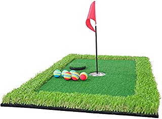 LYXV Floating Golf Putting Green for Pool, 30x60cm Golf Training Aid Putting Mat, Water Party Indoor and Outdoor Backyard Golf Game for Adults and Kids