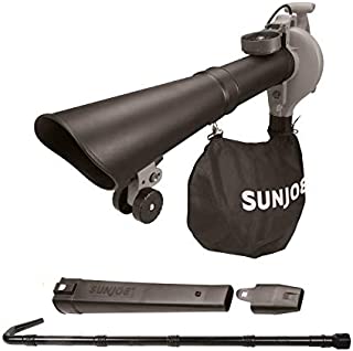 Sun Joe SBJ606E-GA-GRY 14-Amp 250MPH 4-in-1 Electric Blower/Vacuum/Mulcher/Gutter Cleaner, Grey