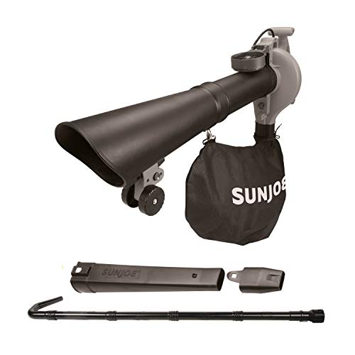 Sun Joe SBJ606E-GA-GRY 14-Amp 250MPH 4-in-1 Electric Blower/Vacuum/Mulcher/Gutter Cleaner, Grey