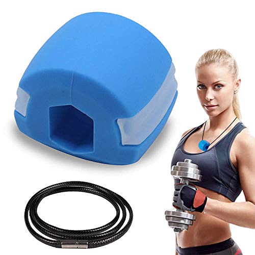 Jawline Exerciser and Facial Toner for Women and Men. Exercise Jaw and make your Face Slimmer. Great Double Chin Reducer. Complete workout neck shaper for your jawline. Chisel your jaw. Silicone Safe.