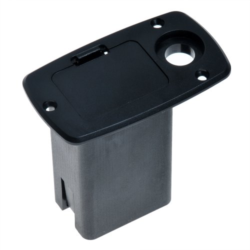 Black 9V Battery box Holder Square Acoustic Guitar Bass Active Electronics Preamp No Terminal