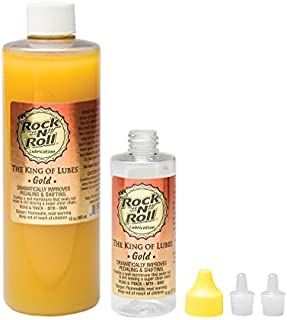 Rock N Roll Gold Chain Lubricant, 16-Ounce Complete Kit w/ 4oz Bottle & Applicator