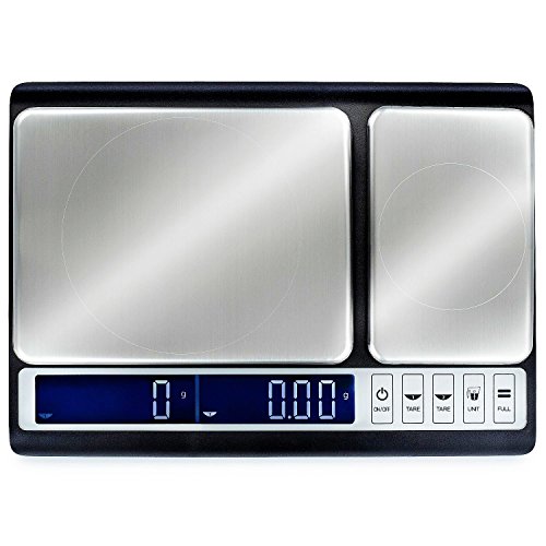 Smart Weigh Culinary Kitchen Scale 10 kilograms x 0.01 Grams, Digital Food Scale with Dual Weight Platforms for Baking, Cooking, Food, and Ingredients