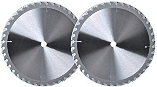 9 inch Table Saw Blade 5/8 Arbor 40T Universal Fit Common Steel Blade for Wooden (2 Pack) 9