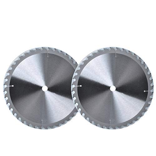 9 inch Table Saw Blade 5/8 Arbor 40T Universal Fit Common Steel Blade for Wooden (2 Pack) 9