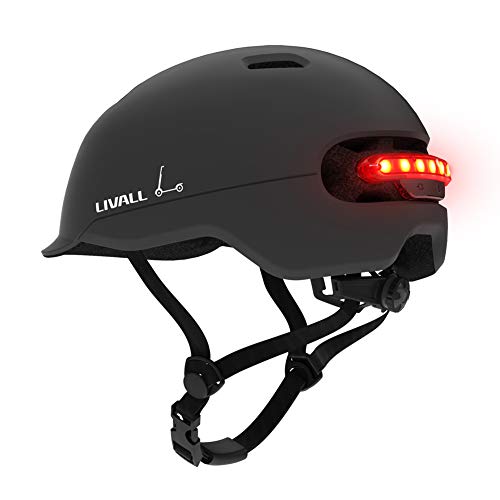 LIVALL Smart Helmet, Adult Bike Helmet with Auto Sensor LED, Rear LED Lights, Turn Signals, Cycling Helmet for Urban Commuter Adjustable Size for Men and Women