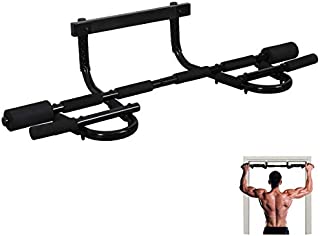 MUSCOACH Pull Up Bar for Doorway,Door Frame Pull-up Bar Body WorkoutMultifunctional Portable Chin Up Bar No Screws Strength Training Bar Exercise Fitness