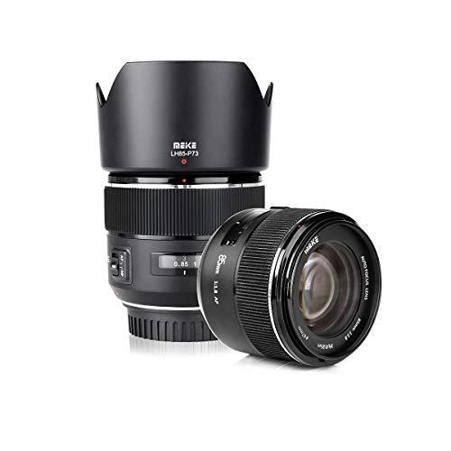 Meike 85mm f1.8 Large Aperture Full Frame Auto Focus Telephoto Lens for Canon EOS EF Mount Digital SLR Camera Compatible with APS C Bodies Such as 1D 5D3 5D4 6D 7D 70D 550D 80D