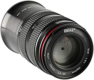 MEKE 85mm F2.8 Macro Full Frame Manual Focus Medium Telephoto Lens for Nikon Z Mount Cameras Z5 Z6 Z7 Z50