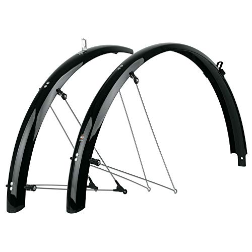 SKS B42 Commuter 2 Bicycle Fender Set (Black, Fits Tire Sizes 700 x 25)