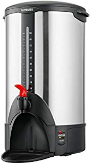 Gastrorag Premium 50 Cup Coffee Urn for Large Groups  Double Wall Stainless Steel Commercial Coffee Maker  Automatic Keep Warm, DK50