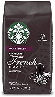 Starbucks Dark Roast Ground Coffee  French Roast  100% Arabica  6 bags (12 oz. each)