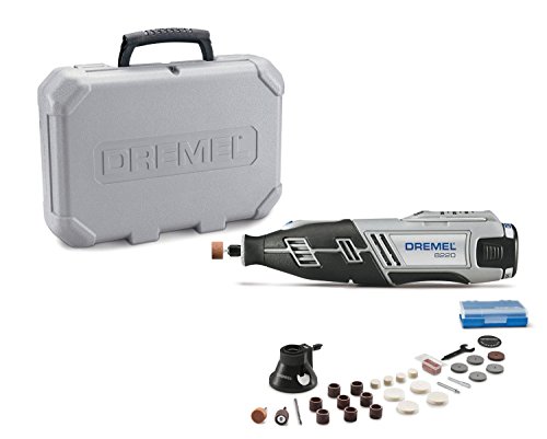 Dremel 8220-1/28 12-Volt Max Cordless Rotary Tool Kit- Engraver, Sander, and Polisher- Perfect for Cutting, Wood Carving, Engraving, Polishing, and Detail Sanding- 1 Attachment & 28 Accessories - 2308361