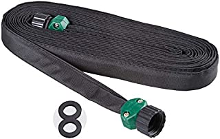 Melnor 65062-AMZ 75' Flat Soaker Hose with 2 Washers Set, Amazon Bundle