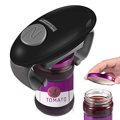 Electric Jar Opener, Restaurant Automatic Jar Opener for Seniors with Arthritis, Hands Free Bottle Opener