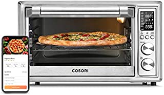 COSORI Smart 12-in-1 Air Fryer Toaster Oven Combo, Countertop Dehydrator for Chicken, Pizza and Cookies, Recipes & Accessories Included, Work with Alexa, 30L, Silver