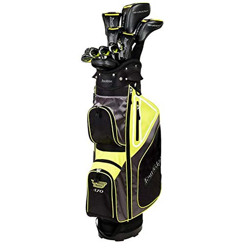 Tour Edge Golf- Bazooka 470 Black Complete Set with Bag Graphite Regular Flex