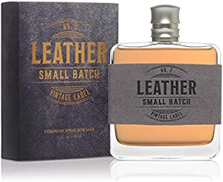 Leather No. 2 Small Batch Men's Cologne by Tru Western, A Bold and Masculine Scent with Woody Notes - 3.4 oz 100 mL