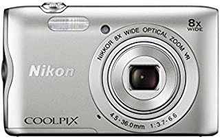 Nikon Coolpix A300 20 MP Point & Shoot Digital Camera, Silver