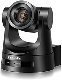 FoMaKo 20X 3G-SDI/HDMI 1080p PTZ Camera w/PoE 60 fps, 20x Optical Zoom, Broadcast Conference Education Events Church Live Streaming Camera