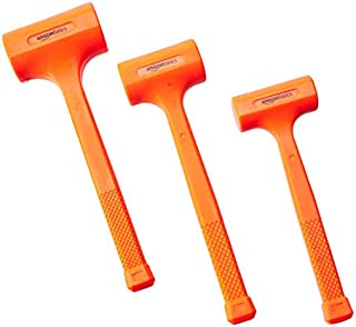 Amazon Basics - Dead Blow Hammer Set - 3-piece (1.35, 2, and 3 lbs.)