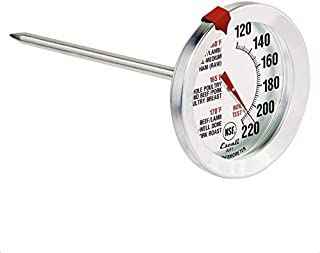 Escali AH1 NSF Certified ProAccurate Oven Safe Meat Thermometer, Extra Large Dial, Silver