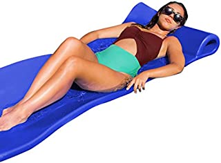 Pool Mate Large Foam Mattress Swimming Pool Float, Bahama Blue