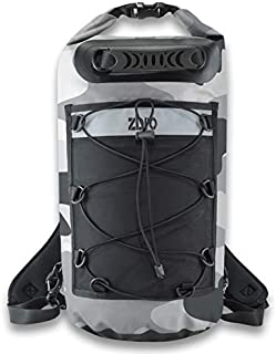 ZBRO Waterproof Dry Bag Backpack with Padded Straps and Mesh Pocket - Floating Dry Bags for Water Sports Travel Kayaking Boating Swimming Snorkeling Camping - Dry Sack 20l 30l 40l for Kayak or Boat