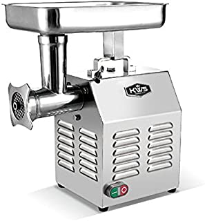 KWS TC-12 Commercial 765W 1HP Electric Meat Grinder Stainless Steel Meat Grinder for Restaurant/deli/Home