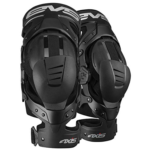 EVS Sports Unisex-Adult Axis Sport Knee Brace - Pair (Black, Medium), 2 Pack