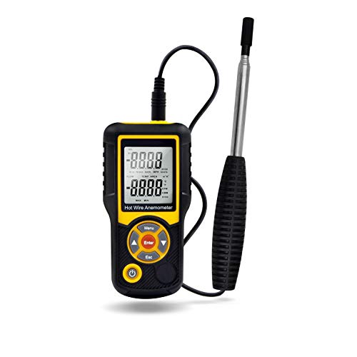 PerfectPrime WD9829, Precise Sensitive HotwireThermal Anemometer Probe w/Telescopic Handle 41