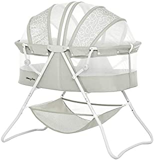 Dream On Me Karley Bassinet in Cool Grey