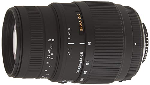 Sigma 70-300mm f/4-5.6 DG Macro Motorized Telephoto Zoom Lens for Nikon Digital SLR Cameras