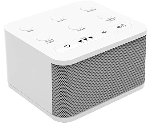 Big Red Rooster 6 Sound White Noise Machine | Sound Machine for Sleeping | Portable White Noise Machine for Office Privacy | Travel Sound Machine Baby | Plug in Or Battery Operated