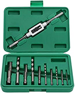 OCGIG 11 PCS Damaged Broken Screw Extractor Drill Bit Bolt Stud Remover Tool Kit Set