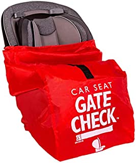 J.L. Childress Gate Check Bag for Car Seats - Air Travel Bag - Fits Convertible Car Seats, Infant carriers & Booster Seats, Red
