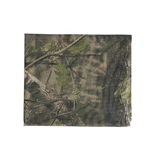 Auscamotek Woodland Camo Mesh Netting Camouflage Netting for Hunting Blinds Window Camping Shooting Clear View Camo Hunting Hide Net, Green 5 ft x 12 ft (appro)