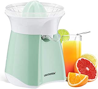 Electric Citrus Juicer with automatic flowing spout - Orange squeezer with professional motor and universal cone - Electric juice extractor for orange lemon lime grapefruit by LUUKMONDE